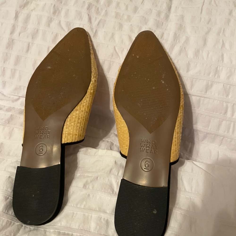 Who What Wear woven pointed toe flats women’s 6 - Picture 4 of 5
